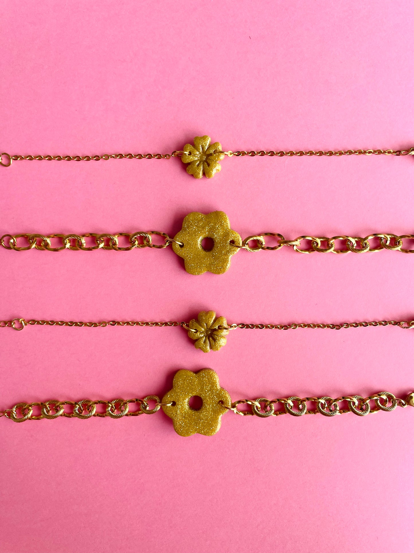 Bracelet Flower Gold