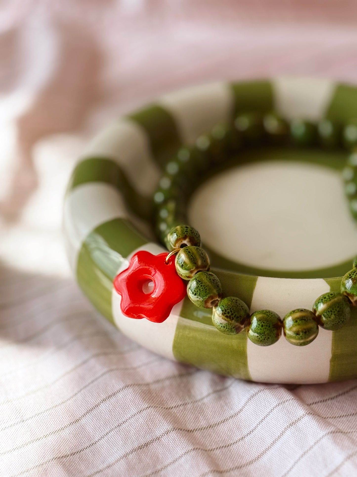 Collier Daphné Rouge