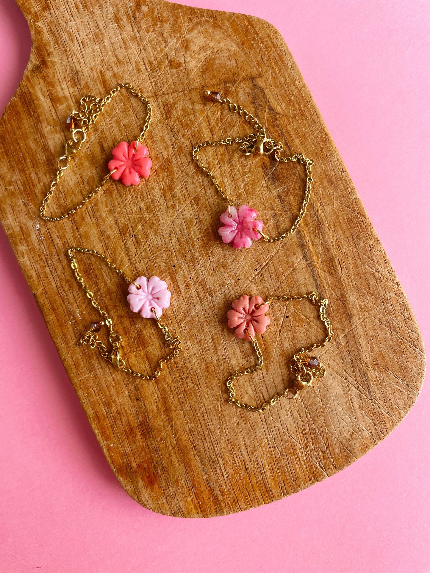 Bracelet Bruna rose clair