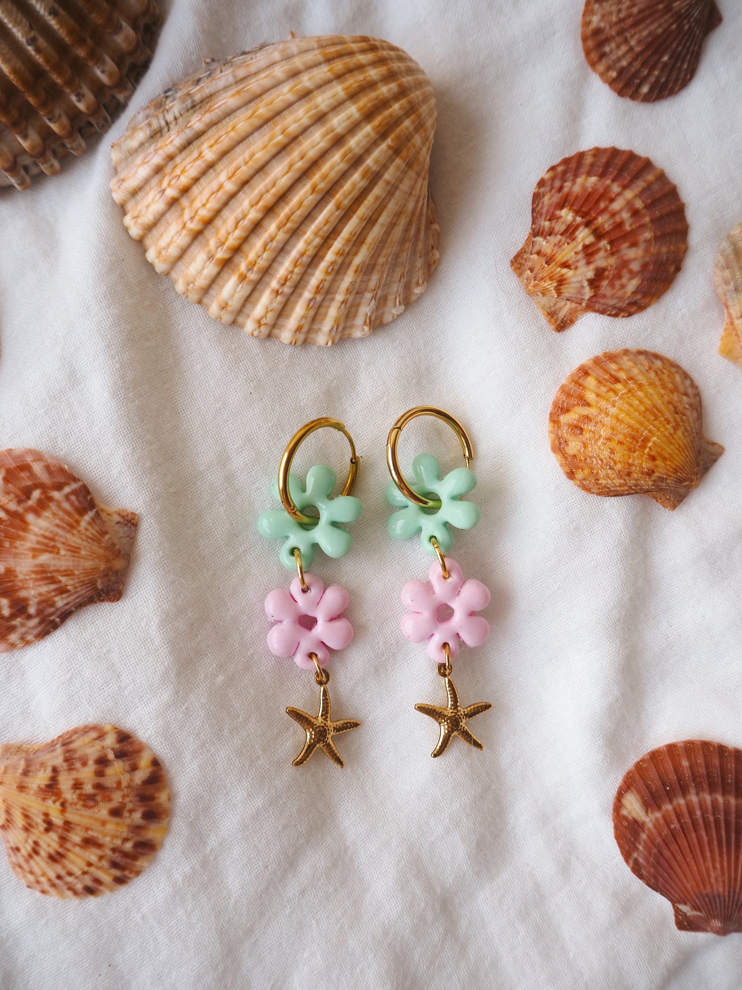 Boucles d'oreilles mermaid