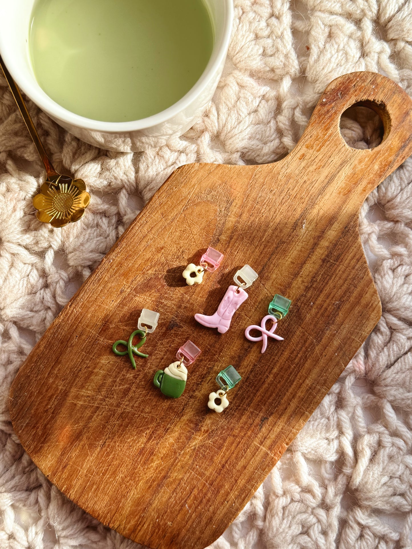 charms anti poussière usb c fait main coloré