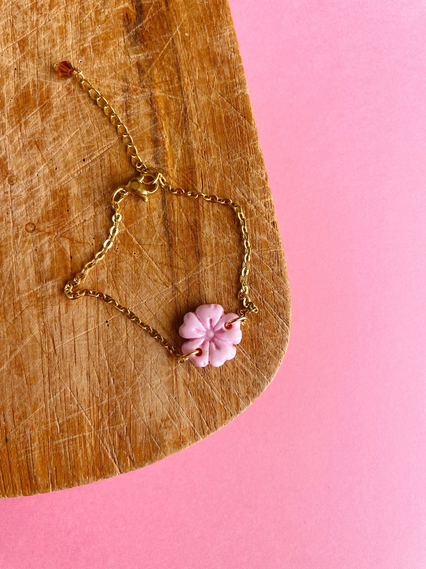 Bracelet Bruna rose clair