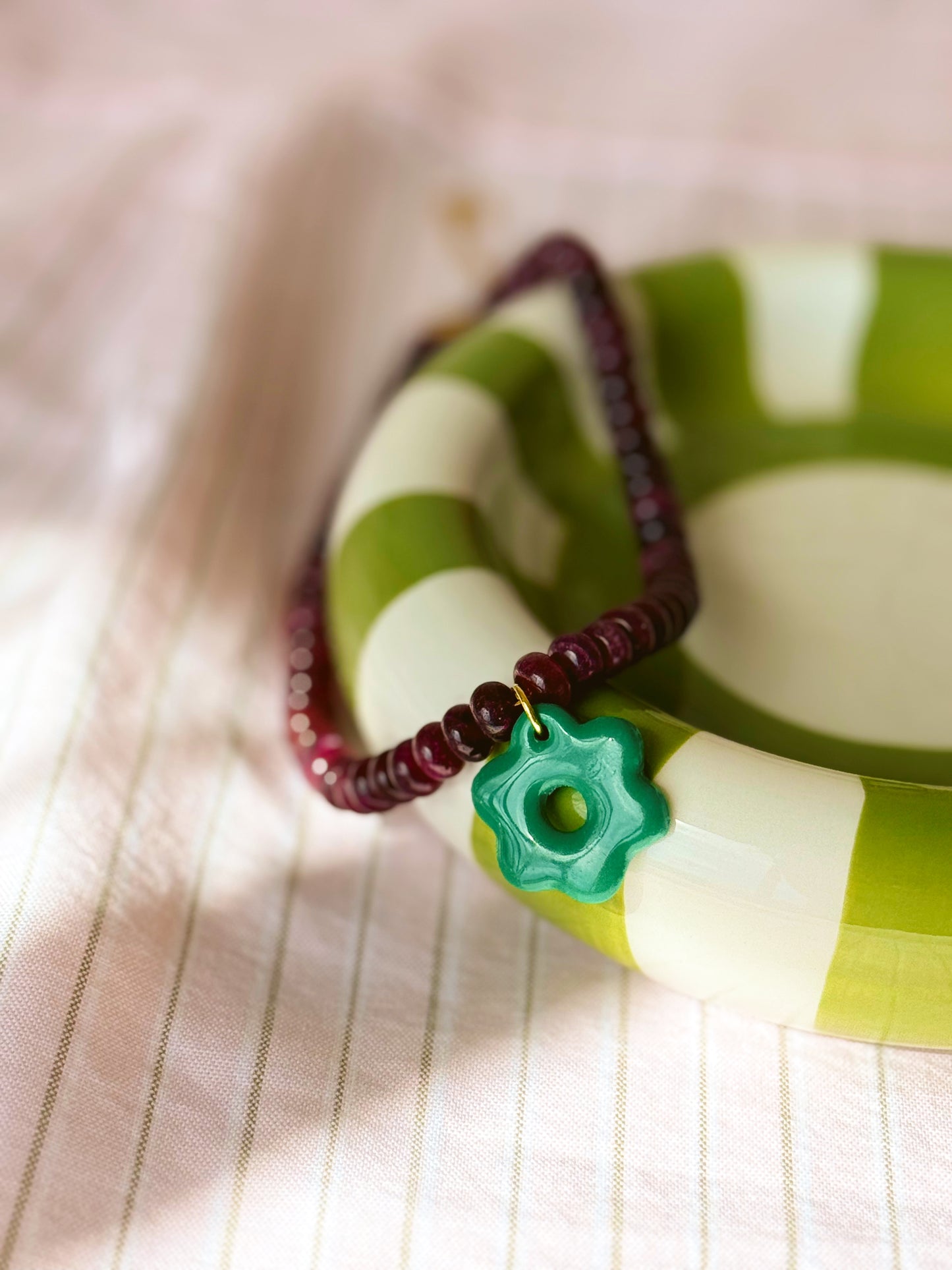 Collier Isadora vert