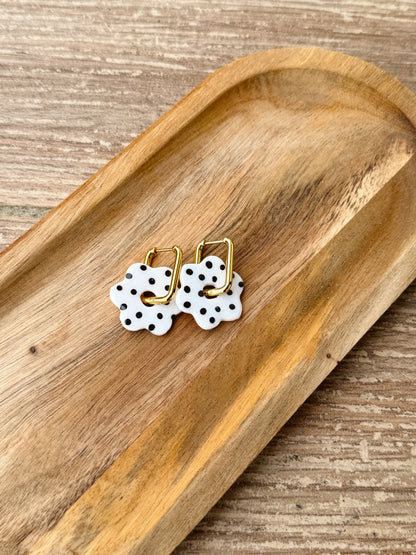 Boucles d'oreilles Polka Dots - pampilles interchangeables