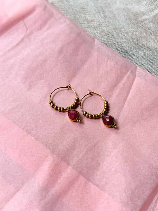 Boucles d'oreilles Esmeralda