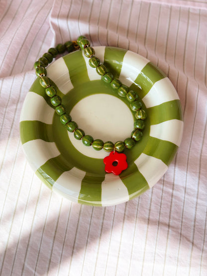 Collier Daphné Rouge