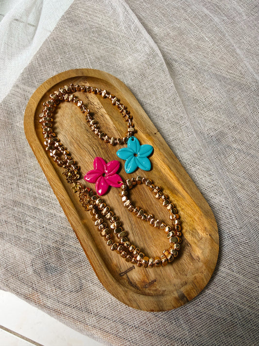 Collier Goldy - Grande fleur d'été