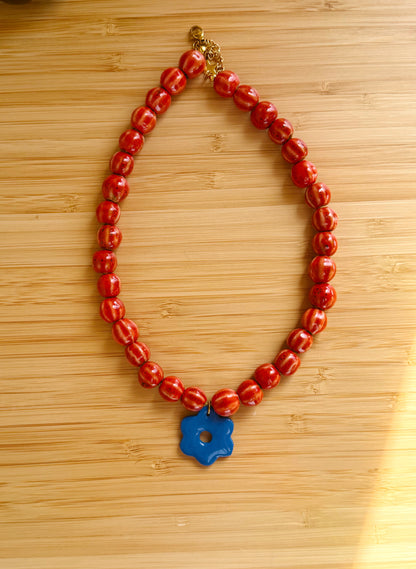 Collier Véra bleu