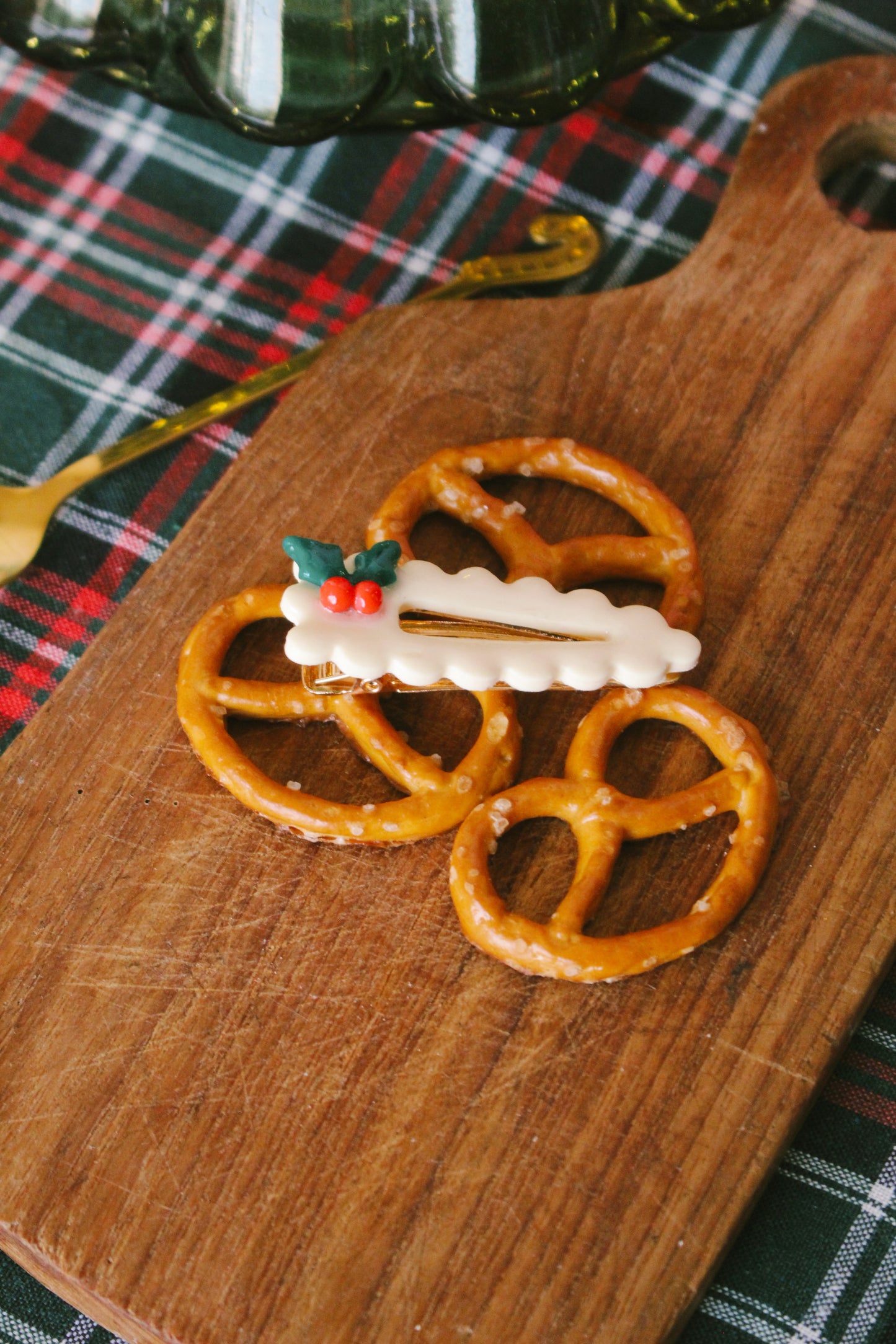 Barrette Christmas Houx