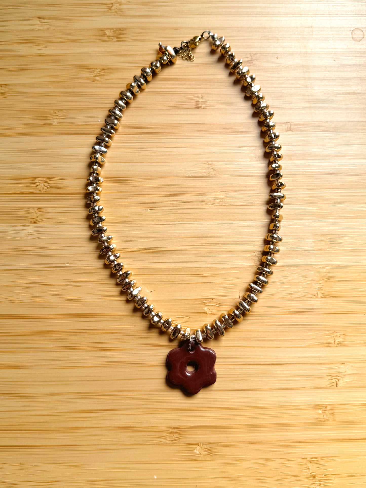 Collier Goldie Marron